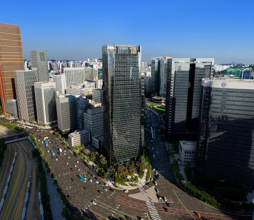 서울 중구 남대문로5가 63-1 일대 봉래구역 제3지구 조감도. <서울시 제공>